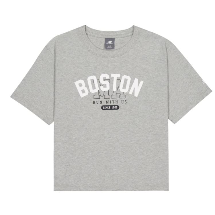 New Balance SS25 Regular T Shirt Women s Gray GHM AWT52381-GHM L