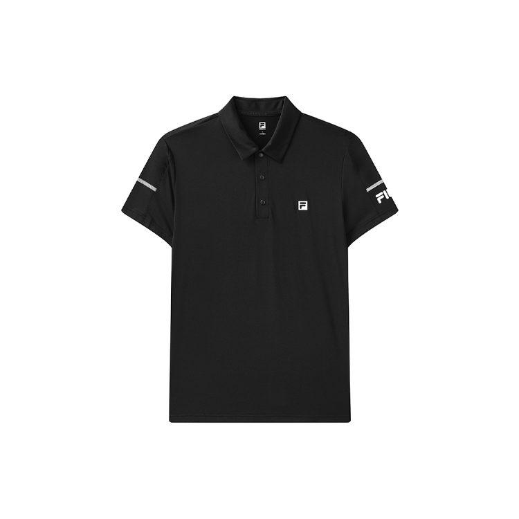 FILA Polo Shirts Men's Black Polo Collar Moderate Other A11M121152FBK