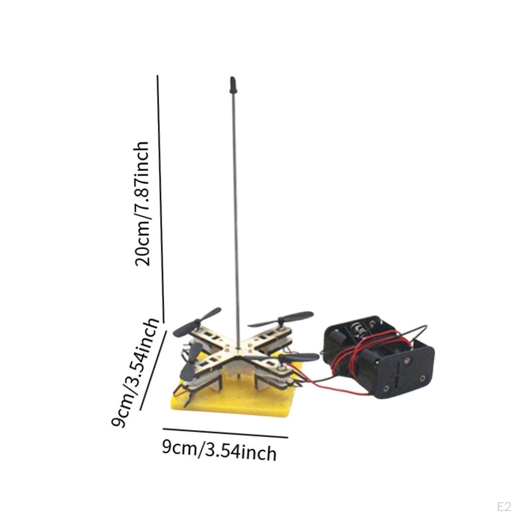 DIY Wood Copter Puzzle 3D Wooden Assemble Toy Easy to Kid Educational for Teaching Aids