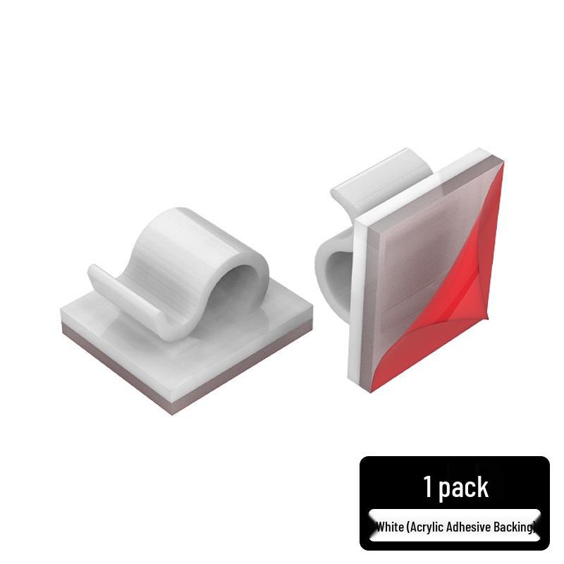 Klip do Organizacji Przewodów i Kabli Sieciowych Kamery Samochodowej na Deskę Rozdzielczą - Zarządzanie Kablami na Biurko