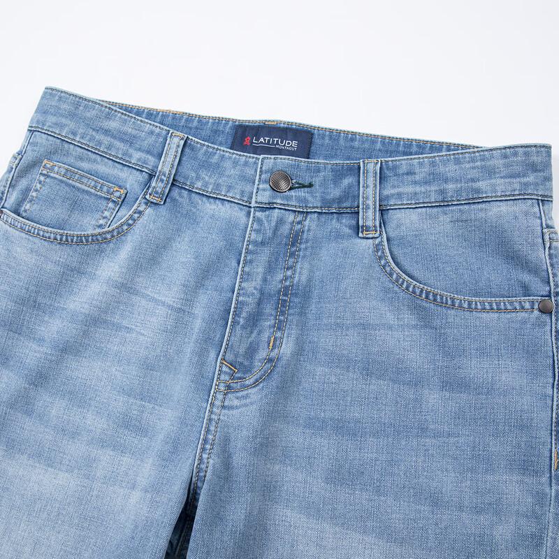 MONTAGUT Herren Business Casual Straight Leg Jeans