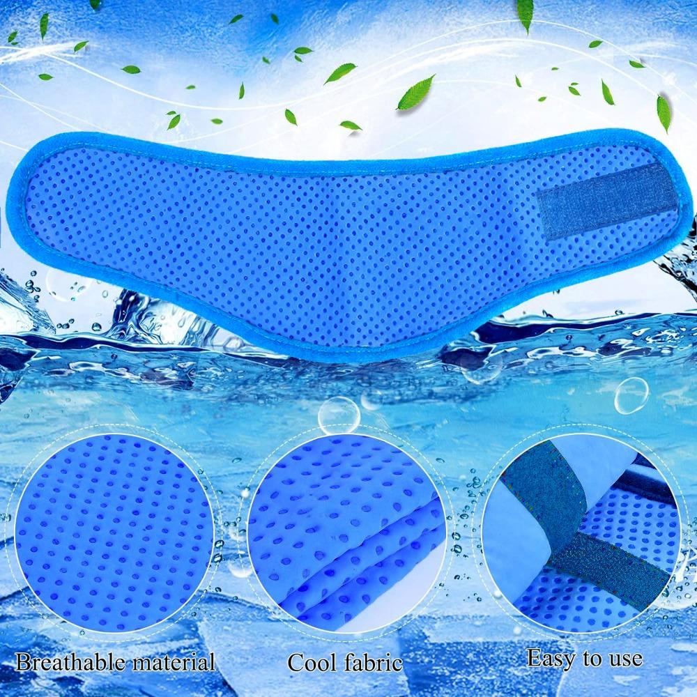 Cool Scarf Cooling Scarf Cool Ice Sensation Adjustable In Summer Cooling Headscarf Avoid Heat Stroke