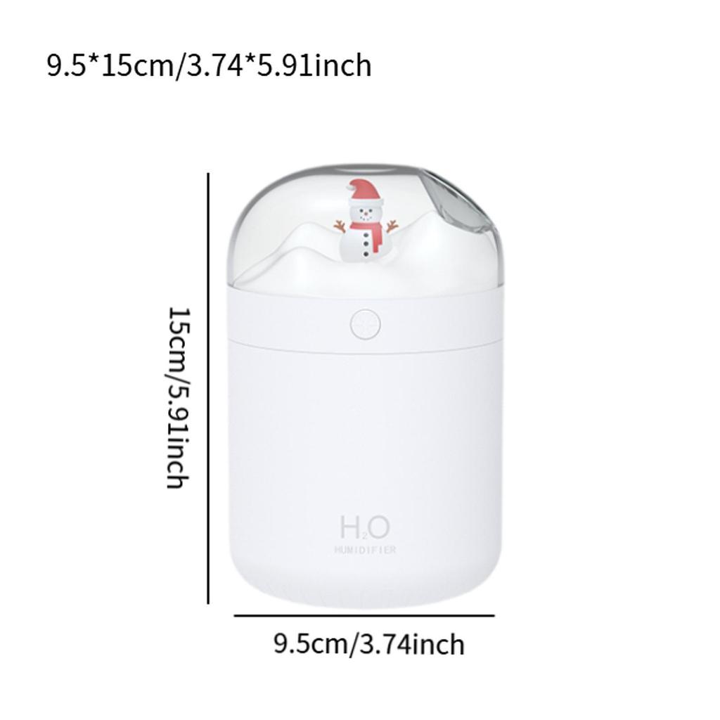 Portable Humidifier Low Noise with Colorful Light Desktop Humidifier for Office Household Living Room NightStand Home Decoration