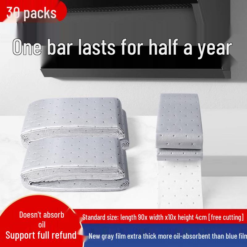 Thickened Grey Oil-Absorbing Paper Pad for Range Hood