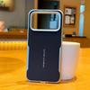 Plain Leather Magnetic Silver Bezel Lens To Heighten Case For Poco F8 Ultra F7 Pro Poco F7 Ultra F7 Pro Slim Protection Cover