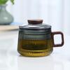 Wutuo Heat-Resistant Glass Tea Cup with Filter & Lid