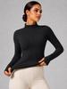 Giacca da Yoga da Donna Slim Fit ad Alta Elasticità - Top Sportivo Aderente 'Nude Feel' per Allenamento e Corsa
