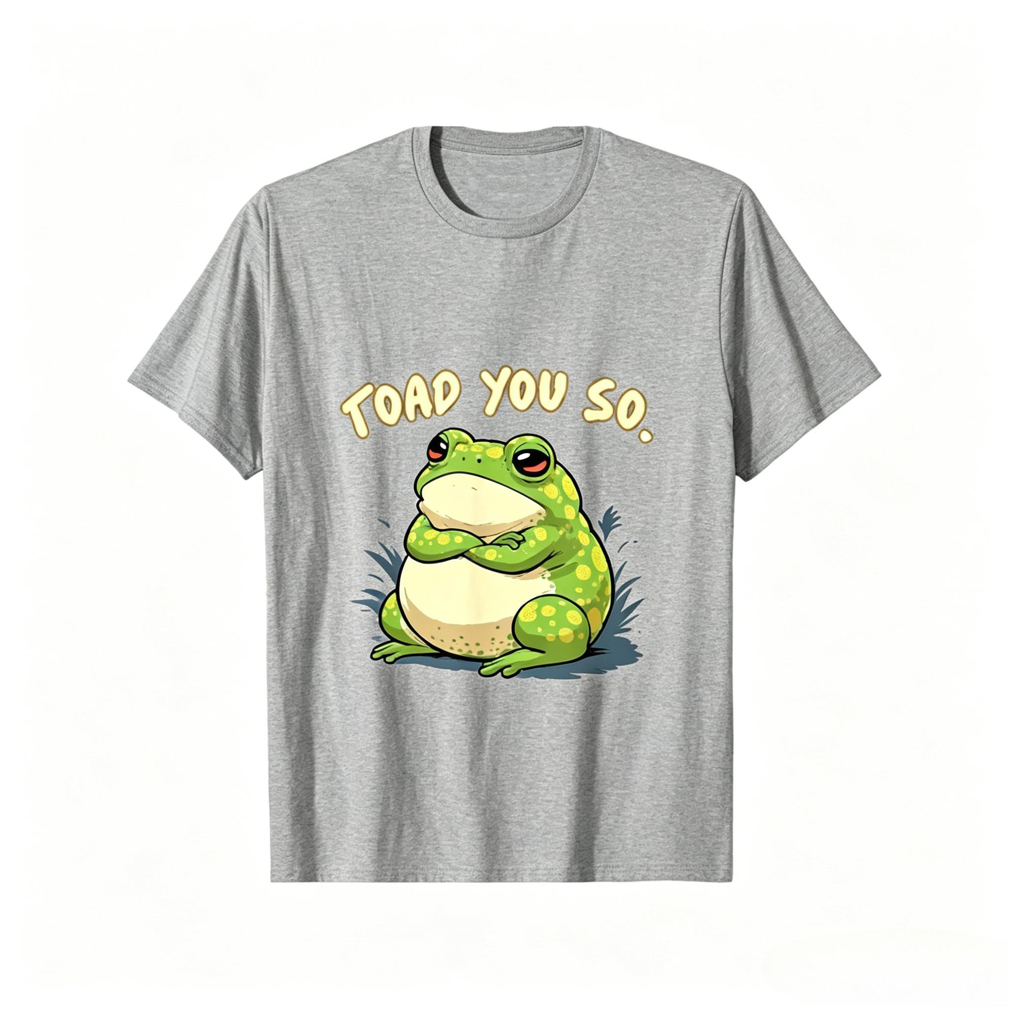 Unisexs Crew Neck TShirt Frog Shirt Toad You So Funny Toad Meme TShirt Comfortable And Stylish Christmas TShirt M