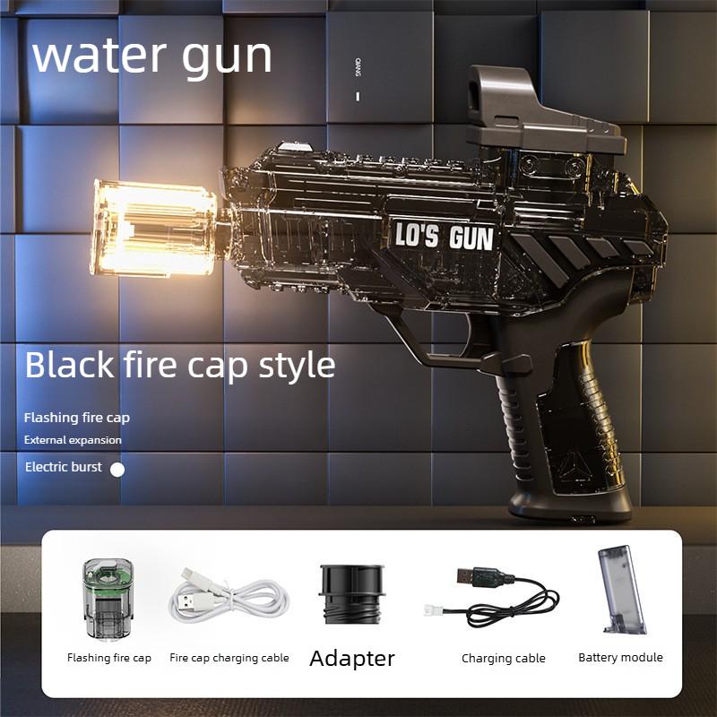 Non-Toxic Electric Water Gun High Pressure Squirt Gun Automatic Shooting Watergun Summer Outdoor Beach Pool Garden Fight Toy Gun Kids Gift