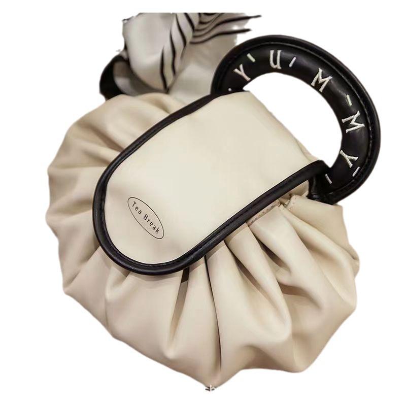 

1Pc New Lazy Cosmetic Bag Women s Portable Drawstring Large Capacity Waterproof Washing Fitness Swimming Travel Cosmetic Bag