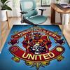 Manchester Football Pattern Rug, Indoor/Outdoor Mat, for Picnic, Gameroom, Bedroom, Office, Living Room, Home Decor Carpet, Birthday Gift