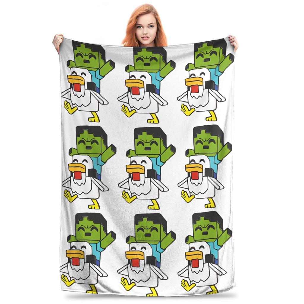 Chicken Jockey Blankets  Fuzzy Awesome Soft Throw Blankets for Home All Season