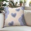Cloud Heart square Jacquard Pillow Cover for Sofa Office Waist Cushion Cover Home Decorative Pillowcase