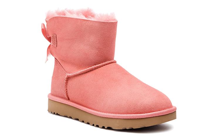 UGG Mini Bailey Bow Ii Fleece Lined Pink Women's 1016501-LNT