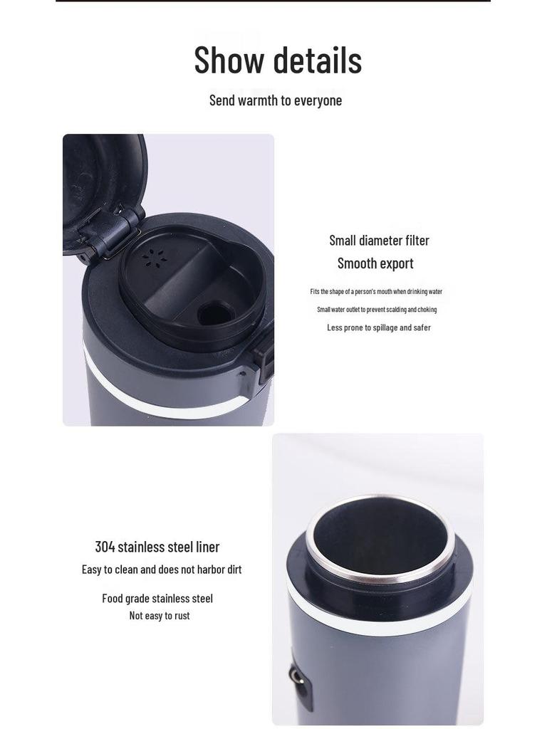 High-Power Car Electric Heating Insulated Water Cup & Boiler