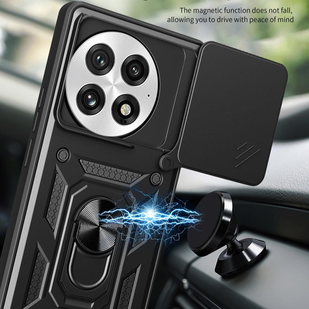 Θήκη Armor με Σταντ Για OnePlus 13 5G One Plus Κάλυμμα Με Δακτύλιο Προστασίας Φακού Μαγνητική Βάση Coque Fundas
