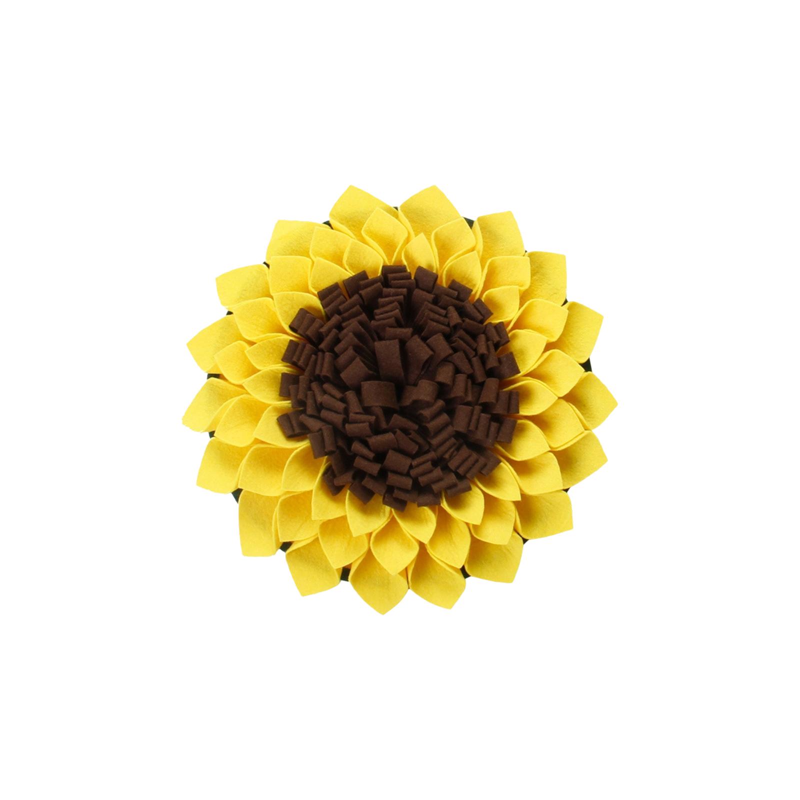

Sunflower Snuffle Mat For Dogs & Cats, Interactive Foraging Slow Feeder Toy To Anxiety And Release Energy, Pet Activity Blanket One Size