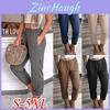Damen High Waist Locker Baumwolle Haremshose Mit Bequemem Und Modischem Neunten Design