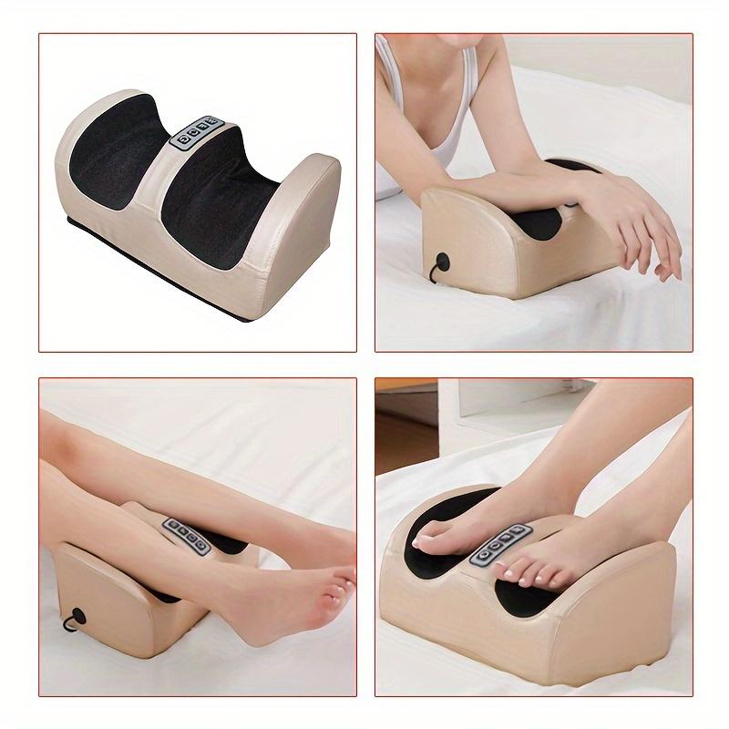 Smart Electric Heating Foot Kneading Massager Hot Compression Therapy Shiatsu Vibrator Roller Hand Calf Leg Muscle Relax Machine