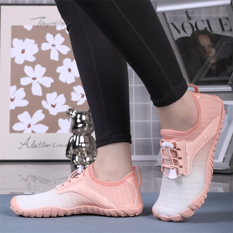 Indoor fitness shoes ******** rope shoes Mute treadmill shoes Gym training Yoga five-finger sneakers