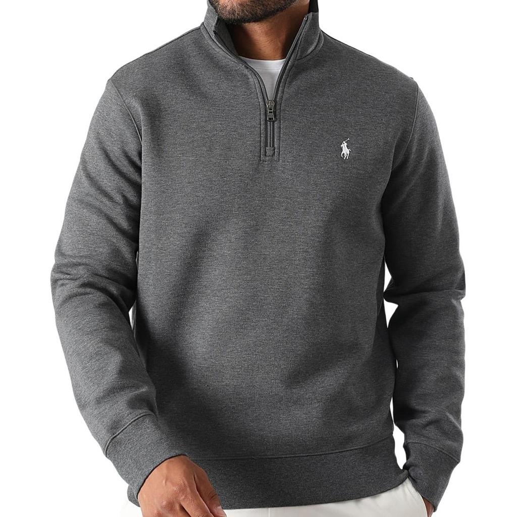 Polo Ralph Lauren FW25 High Neck Half Zip Pullover Long Sleeve Sweatshirt Regular Fit Men sweatshirt 710P11185-008