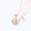 2pc Daisy BFF Necklace with Magnetism for Kids Elegant Flower Pendant Sister Necklace Girlfriend Gift DIY Women Fine Jewelry