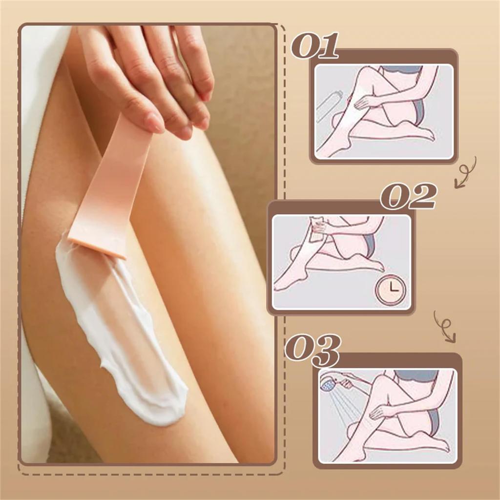 Multizone Soft Depilatory Cream 120 G ,Body And Facial Hair Removal Cream For Sensitive Skin ,Gentle For All Skin Type
