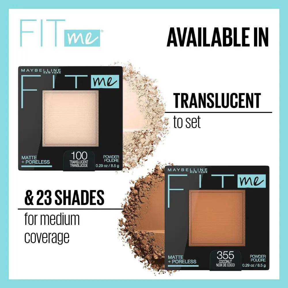 Maybelline Fit Me Powder Foundation 220 2-Piece Set