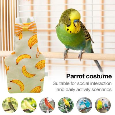 3Pcs Parrot Pigeon Diaper Flight Suit Bird Nappy Parrot Clothes for Green Cheek Parakeet Cockatiel Conure Small Medium Birds