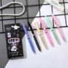 6Pcs Kawaii Gel Pens Quick Drying Black Ink Press Pen Writing Pen Cute Pen Set