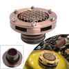 Motorcycle CNC Aluminum Copper Fit For Harley Sportster XL 1200 883 48 Softail Dyna Road King Grid Oil Tank Caps Fuel Tank Cover