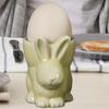 Creative Ceramic Rabbit Egg Holder Durable Bunny Egg Cup Holder Bunny Egg Cup  Spring Home Parties
