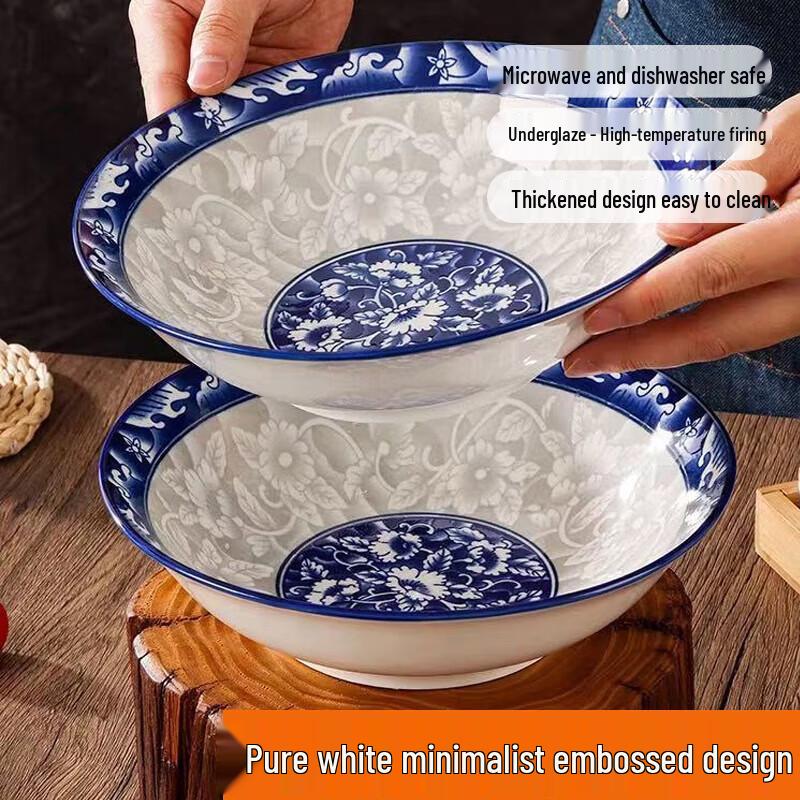 Сине-белая фарфоровая посуда Yujia