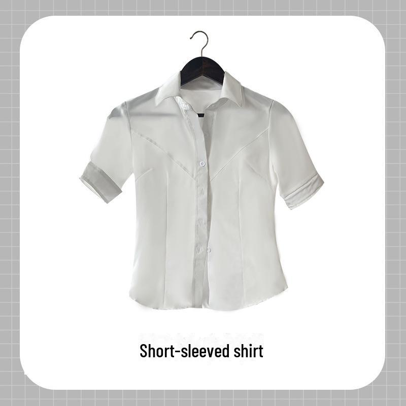 Xianyi Japanese Style Pleated Skirt & Short-Sleeved Shirt JK Uniform for Women