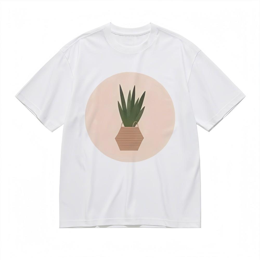 

Women s Breathable All Season Classic T-Shirt Minimalist Potted Plant Tee 2XL