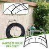Garden Hose Holder Wall Mount Bracket Water Pipe Shelf for Park Yard Outdoor Garden Tool Organizer
