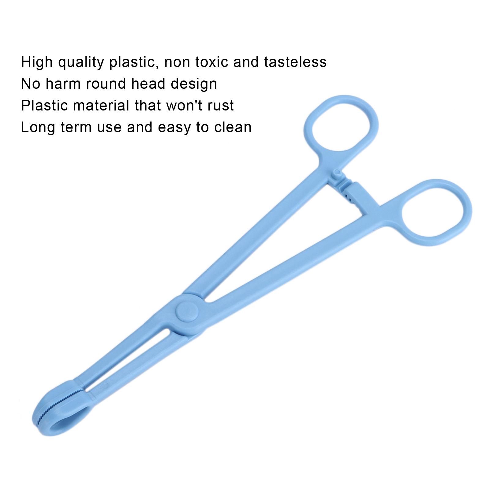 

Reptile Plastic Feeding Clip Non Toxic Tasteless Terrarium Plastic Tongs for Pet Feeding