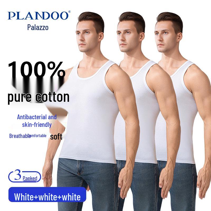 Premium Pure Cotton Men's Casual Tank Top