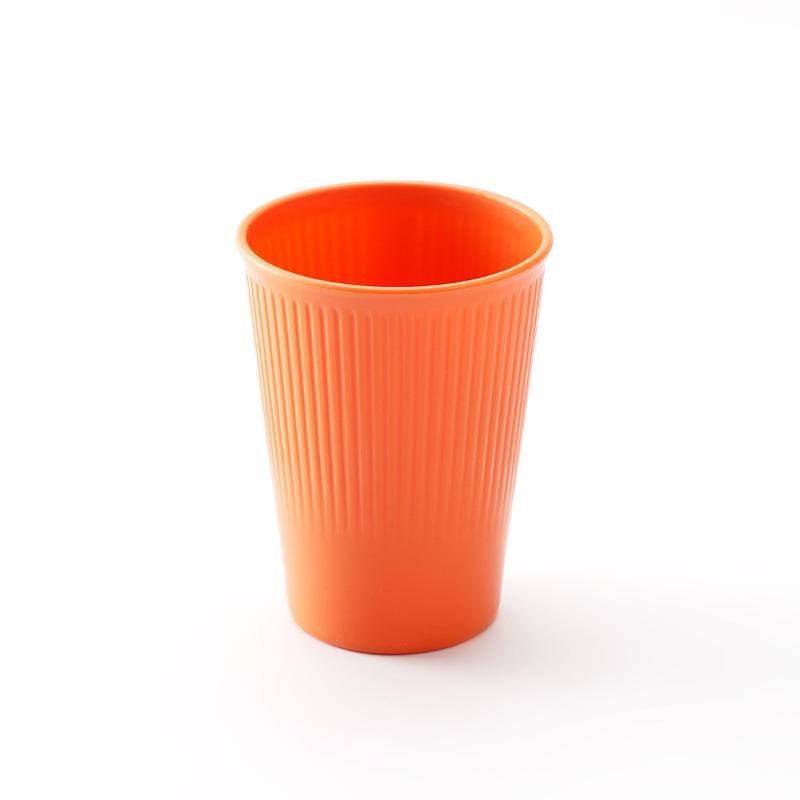 PP-Wasserbecher - Haushalts-Kaffeebecher-Set - Einfacher und kreativer vertikaler Muster-Kunststoff-Wasserbecher - Zahnbürstenbecher - Mundspülbecher