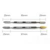 Leather Double-Headed Edge Oil Pen, Multifunctional Edge Painting Pen, Adhesive Glue Scribble Tool, Leather Craft Assist Tool