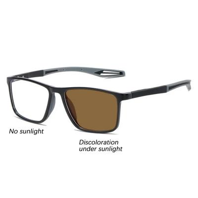 Fashion Photochromic Myopia Glasses Square Classic Women Men Glasses Anti Blue Light Sun Glasses Sports Eyewear Myopia Glasses