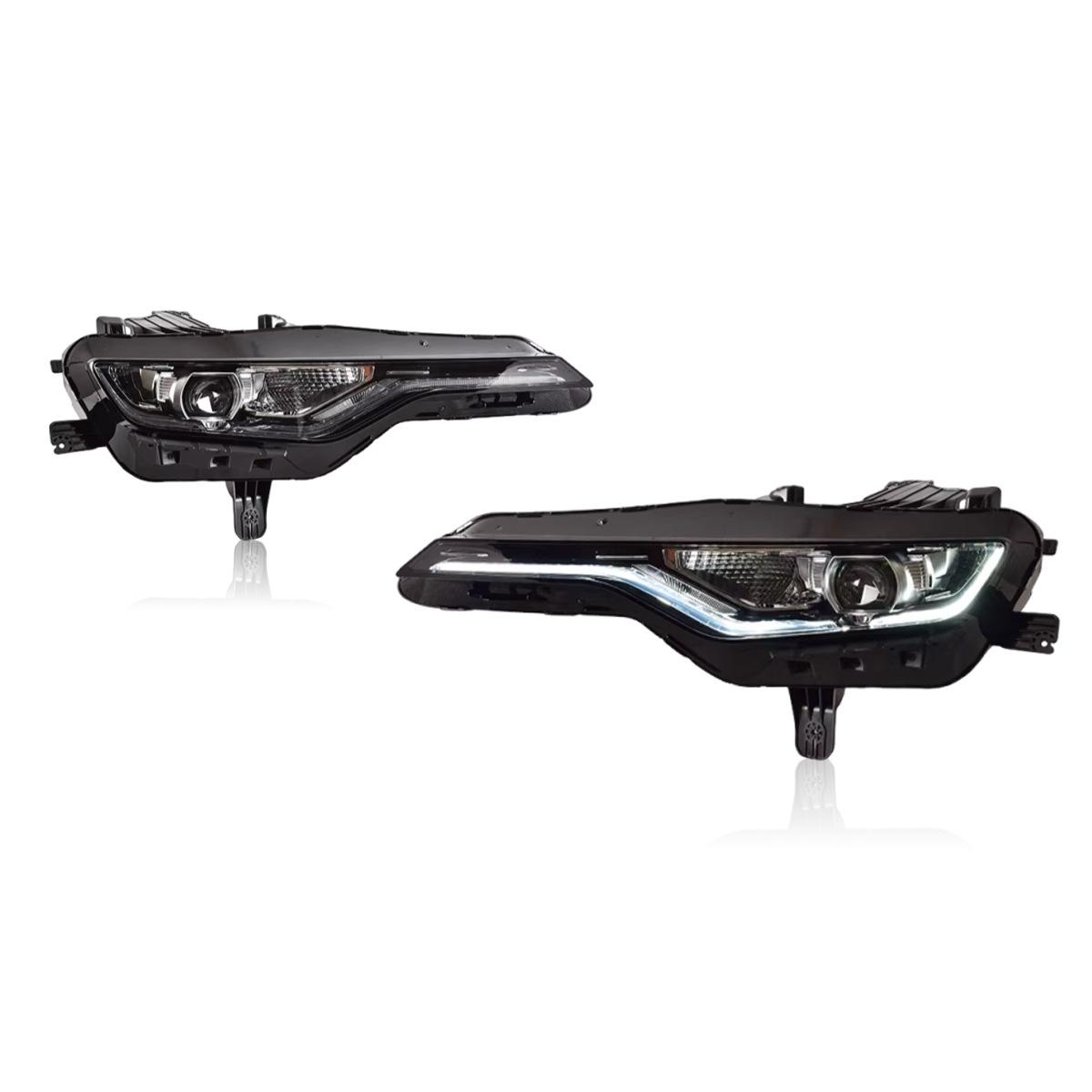 LED Projector Headlight Assembly for 18-22 Chevy Camaro SS with DRLs & Turn Signals