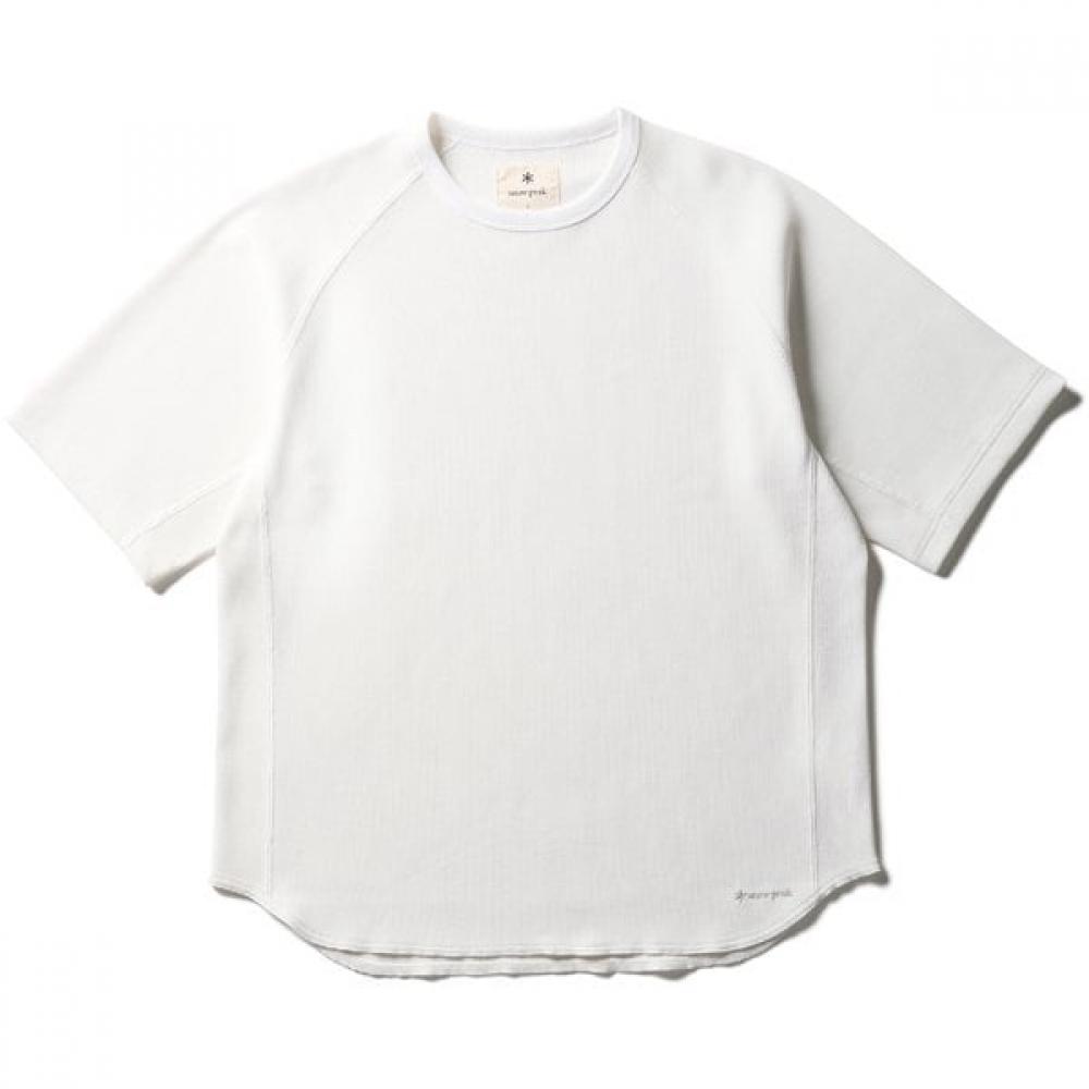 Snow Peak Dry Waffle T ShirT Men S cuT Sewn Off whiTe Size M cS 26Su012