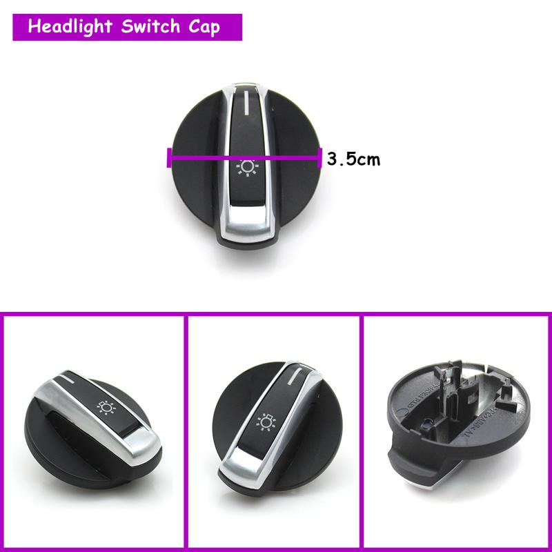 F20 F21 F22 F23 F48 F49 F39 Car Headlight Switch Panel HeadLamp Rotary Front Rear Foglight Button Cover For BMW 1S 2S X1 X2