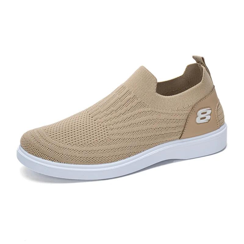 Fashion Summer New Men's Shoes Mesh Flat Bottomed Loafers Casual Board Shoes Casual Men's Cheap Shoes Clearance Free Shipping
