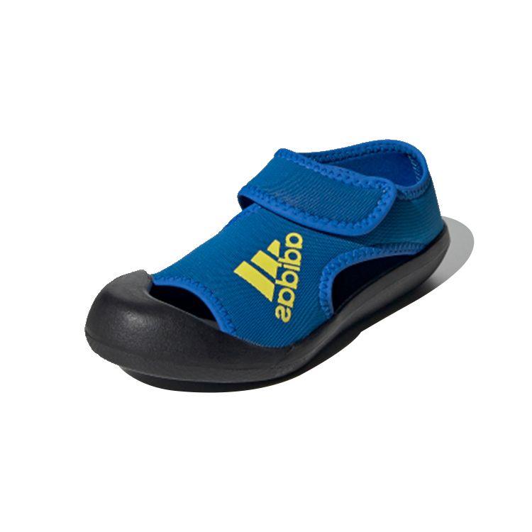 Adidas Magic Tape Simple Comfortable Versatile Non-Slip Shock Absorbing Sandals Kids Sandals Blue FV8885