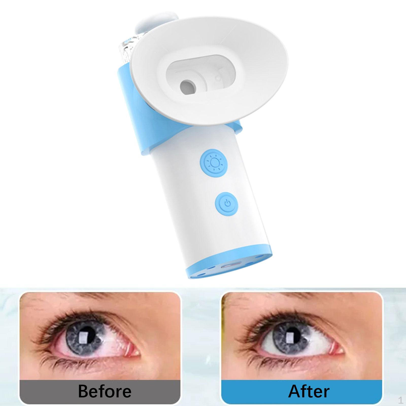 

Электрический опрыскиватель для глаз, увлажняющий аппарат для сухих глаз, для чтения и просмотра телевизора синий