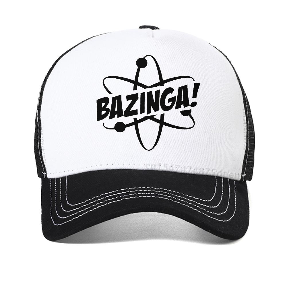 Bazinga Print baseball cap Summer fashion For Men Women snapback hat outdoor sports adjustable mesh sun hats cool trucker caps