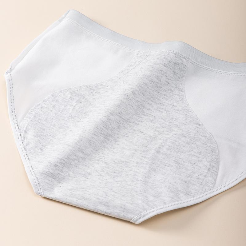 Ladies Spring and Autumn Cotton Widened Side Leakage Prevention Period Briefs