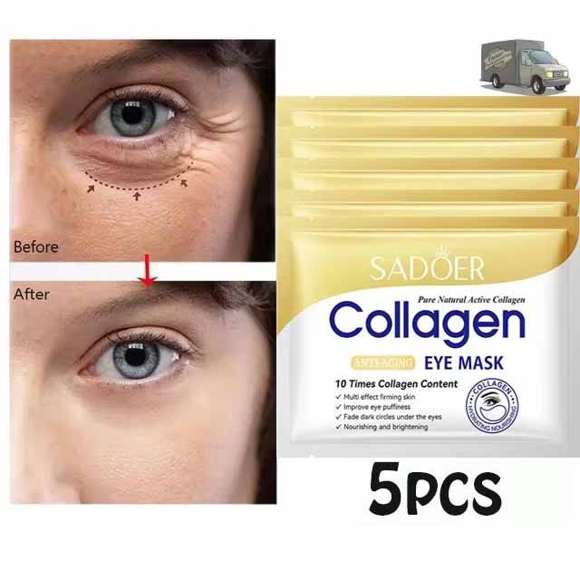 Collagen Eye Mask Remove Eyes Bag Anti Dark Circles Reduce Fine Lines Anti-Wrinkles Eye Patches Nourish Eye Care Korea Cosmetics